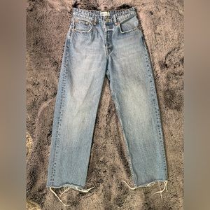 Zara jeans, button fly, size 4